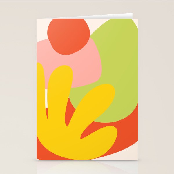 Rainbow LA Cutout Stationery Card Gallery Image 1