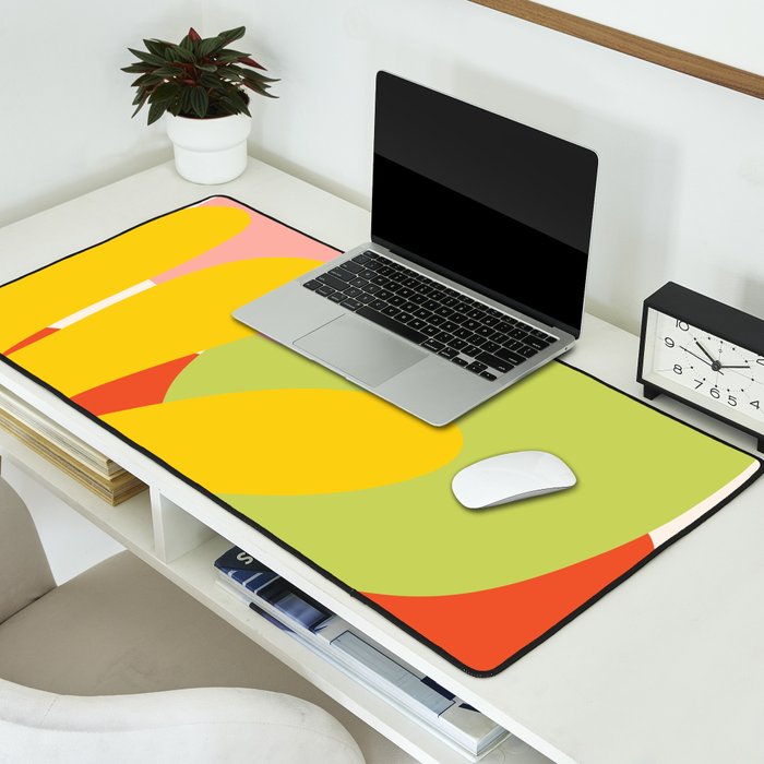 Rainbow LA Cutout Desk Mat Gallery Image 2