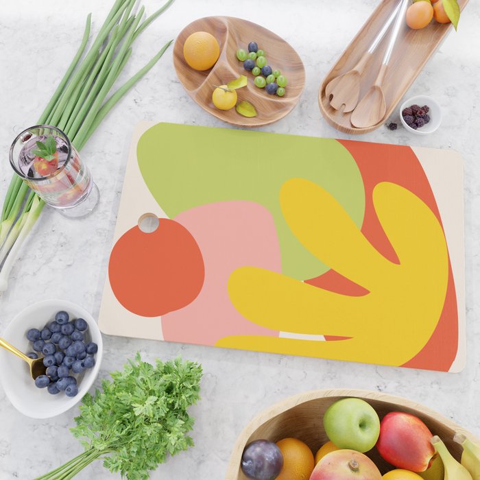 Rainbow LA Cutout Cutting Board Gallery Image 2