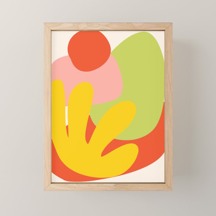 Rainbow LA Cutout Mini Art Print Gallery Image 1