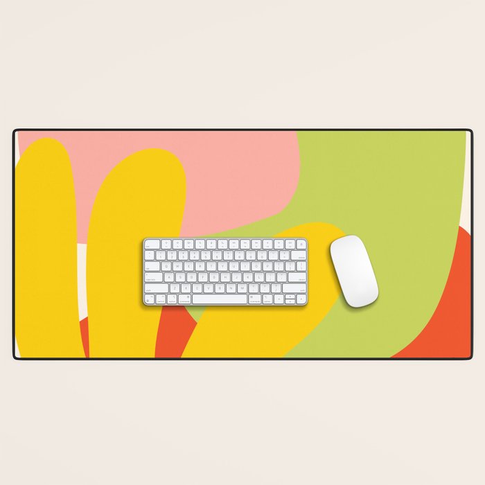 Rainbow LA Cutout Desk Mat Gallery Image 1