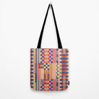 Geometric Composition Colorful Tote Bag Gallery Image 2