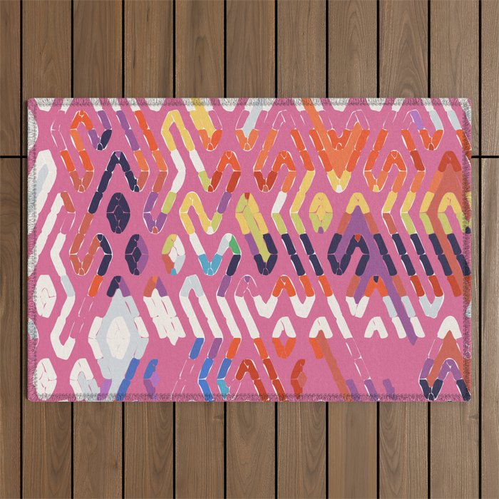 Random Complication Outdoor Rug Gallery Image 1
