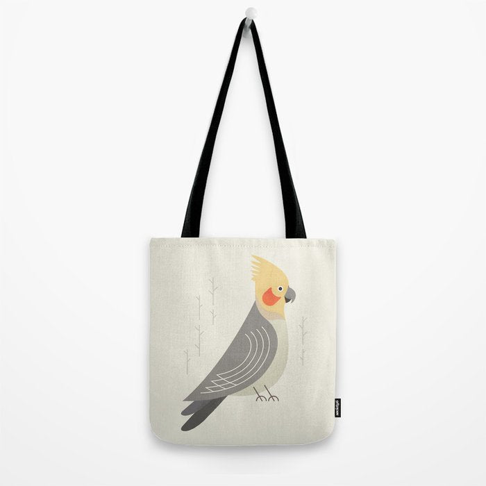 Cockatiel, Bird of Australia Tote Bag Gallery Image 2