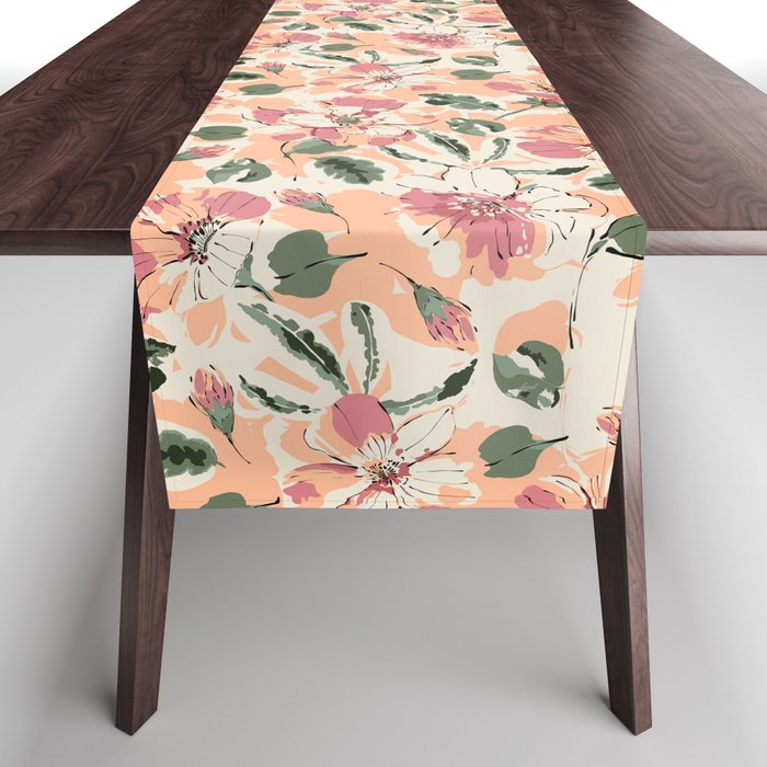 Modern tropical garden PF01 Table Runner Gallery Image 1