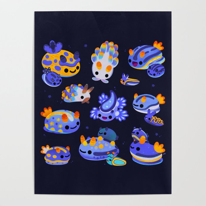 Blue sea slug Poster Gallery Image 4