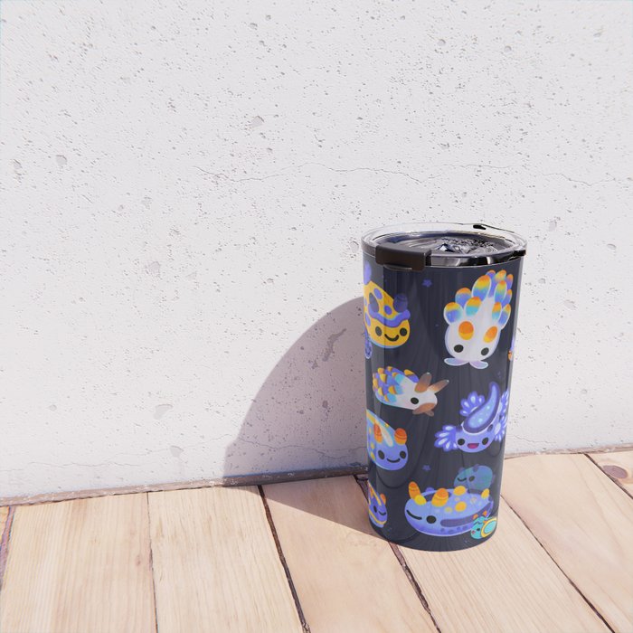 Blue sea slug Travel Mug Gallery Image 4