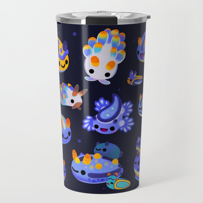 Blue sea slug Travel Mug Gallery Image 1