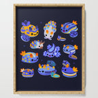 Blue sea slug Serving Tray Gallery Image 1