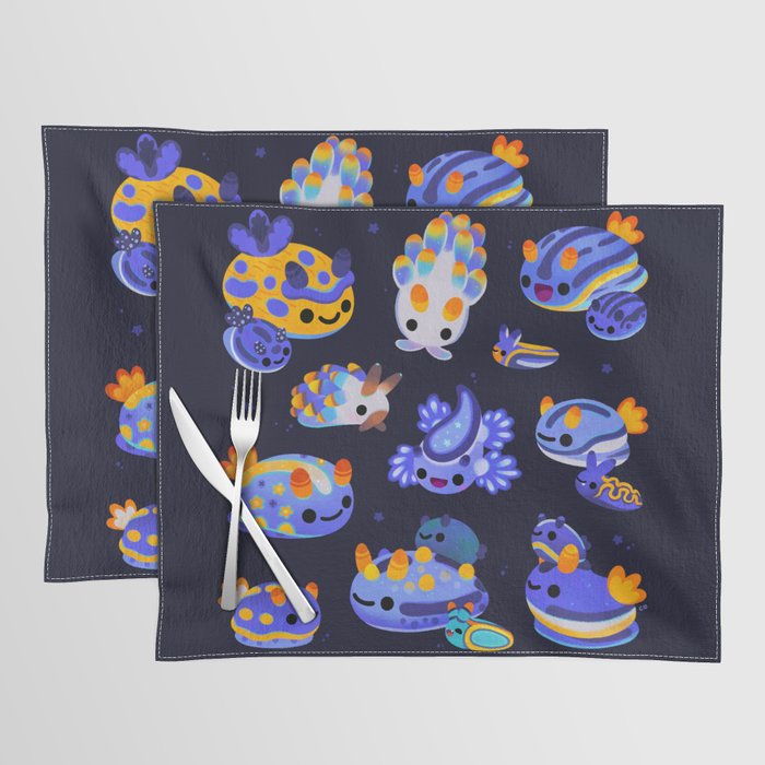 Blue sea slug Placemat Gallery Image 1