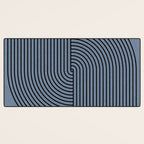 Retro Balance Blue  Desk Mat Gallery Image 3