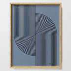 Retro Balance Blue  Serving Tray Gallery Image 1