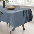 Retro Balance Blue  Tablecloth Gallery Image 3