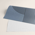 Retro Balance Blue  Wrapping Paper Gallery Image 2