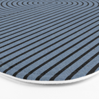 Retro Balance Blue  Bath Mat Gallery Image 3