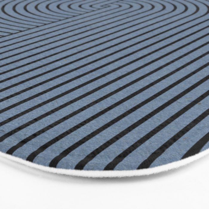 Retro Balance Blue  Bath Mat Gallery Image 3