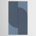 Retro Balance Blue  Tablecloth Gallery Image 2