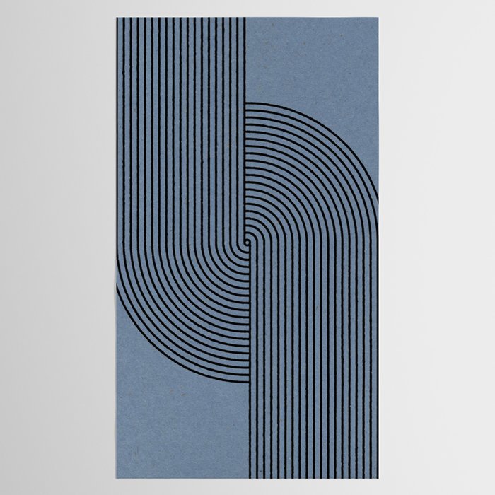 Retro Balance Blue  Tablecloth Gallery Image 2