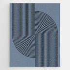 Retro Balance Blue  Jigsaw Puzzle Gallery Image 1