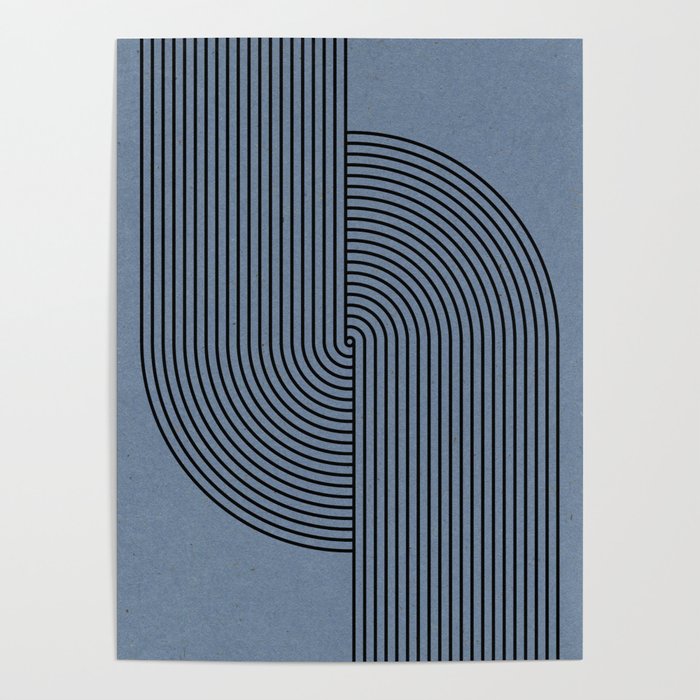 Retro Balance Blue  Poster Gallery Image 1