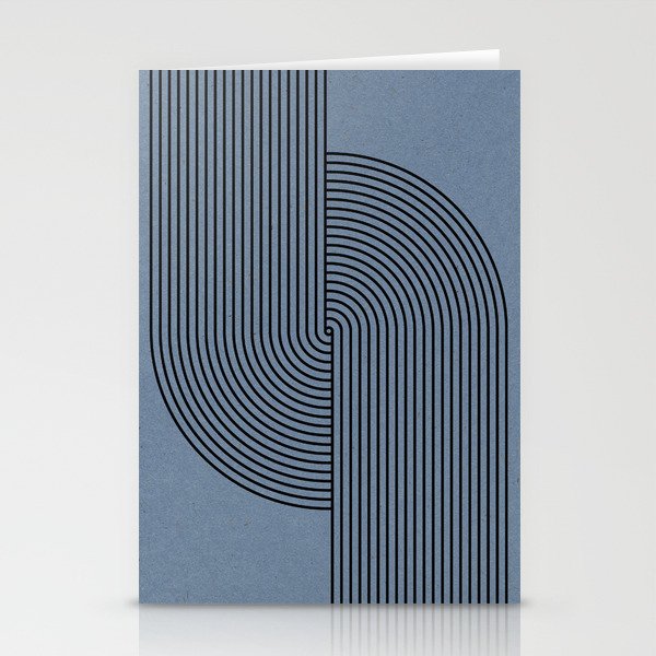 Retro Balance Blue  Stationery Card Gallery Image 2