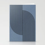 Retro Balance Blue  Stationery Card Gallery Image 2