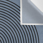 Retro Balance Blue  Wall Tapestry Gallery Image 3