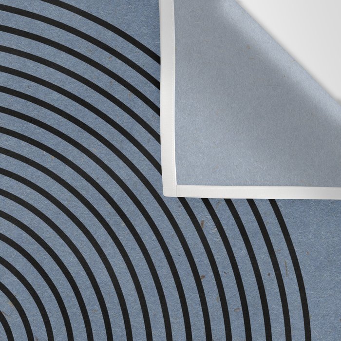 Retro Balance Blue  Wall Tapestry Gallery Image 3