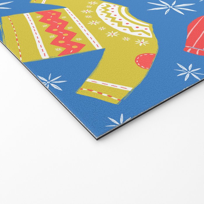 Hygge Home | Blue Welcome Mat Gallery Image 2