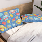 Hygge Home | Blue Pillow Sham Gallery Image 2