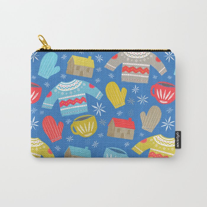 Hygge Home | Blue Carry All Pouch Gallery Image 1