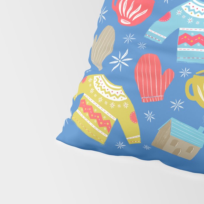 Hygge Home | Blue Pillow Sham Gallery Image 4