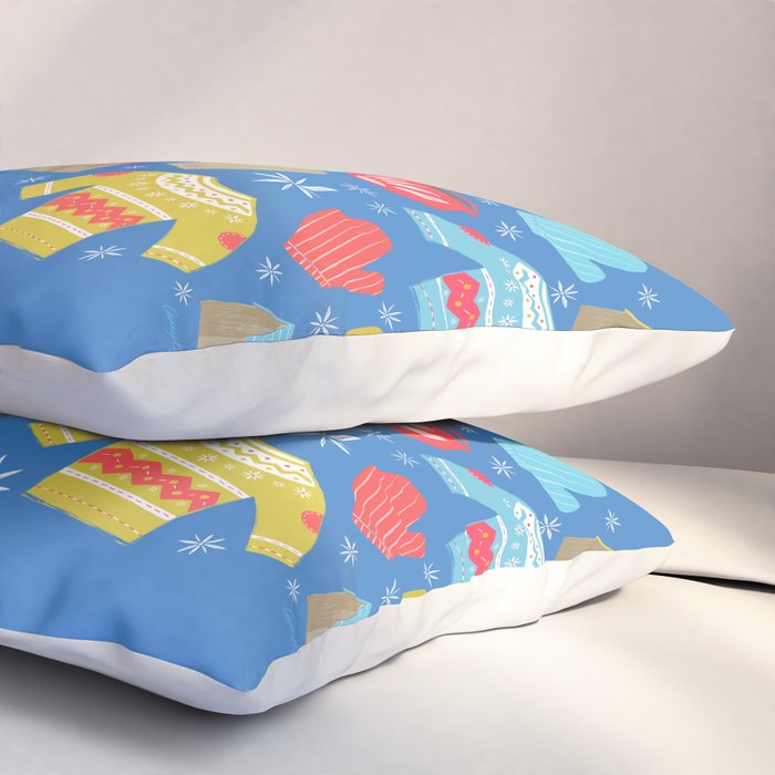 Hygge Home | Blue Pillow Sham Gallery Image 3