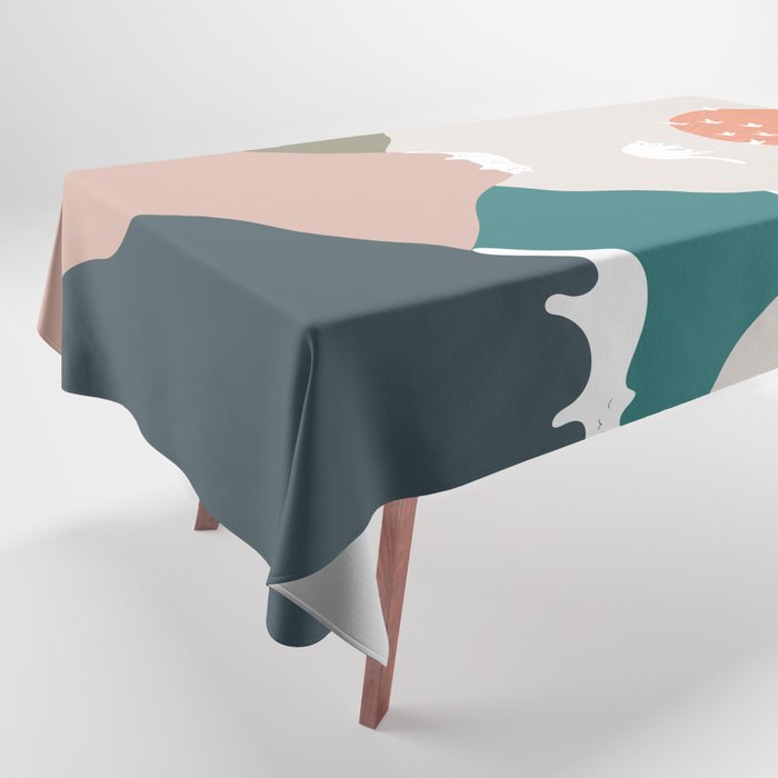 Cat Landscape 193 Tablecloth Gallery Image 1