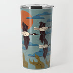 Geese Flying South Travel Mug Gallery Image 1