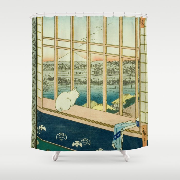 Asakusa Rice Fields and Torinomachi Festival ( Shower Curtain Gallery Image 1