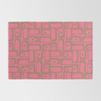 Mid Century Modern Piquet 5 Inspired by PANTONE 17 1230 Color of the Year Mocha Mousse Rug Gallery Image 2