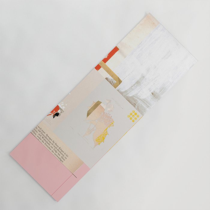 daydream sunday blues rosa Yoga Mat Gallery Image 1