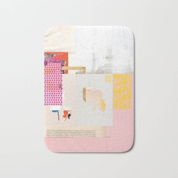 daydream sunday blues rosa Bath Mat Gallery Image 1