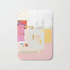 daydream sunday blues rosa Bath Mat Gallery Image 1