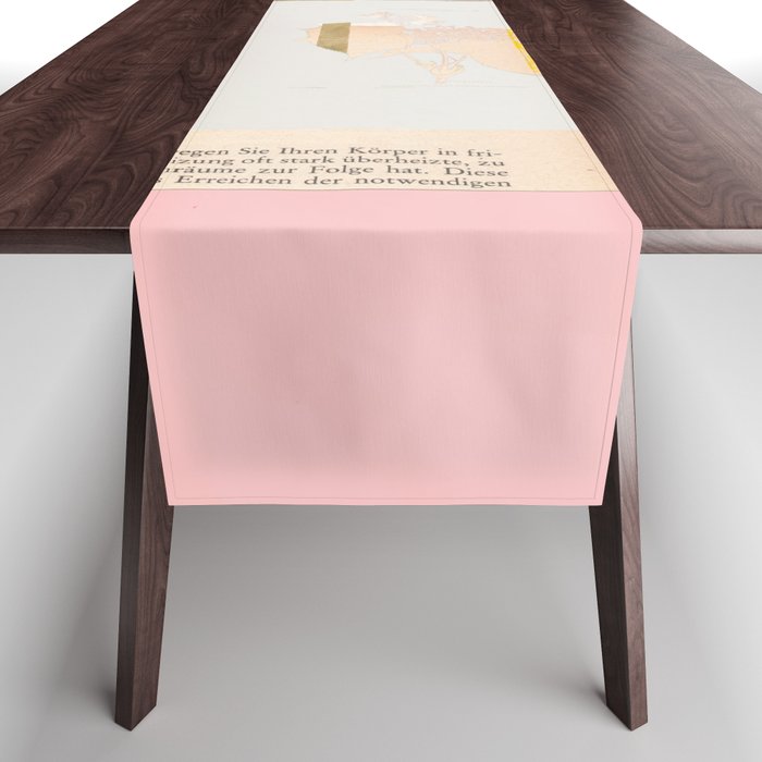 daydream sunday blues rosa Table Runner Gallery Image 1