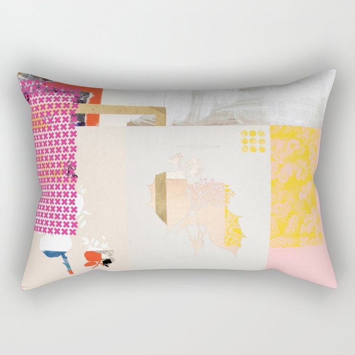 daydream sunday blues rosa Rectangular Pillow Gallery Image 2