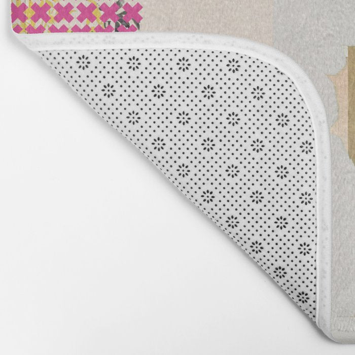 daydream sunday blues rosa Bath Mat Gallery Image 2