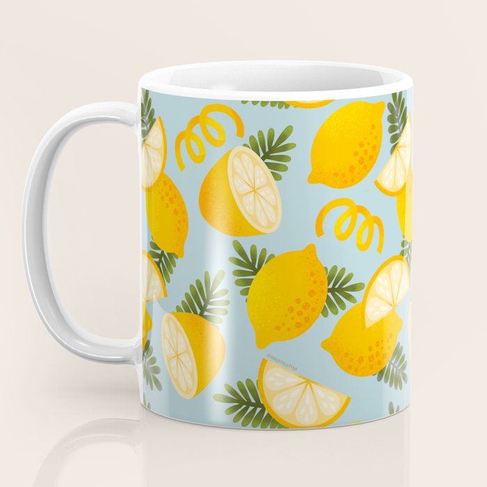 Lemon Pattern - Amalfi Coast Cocktails Coffee Mug Gallery Image 3