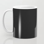 PNW Pacific Northwest Compass - White on Black Minimal Coffee Mug Gallery Image 3