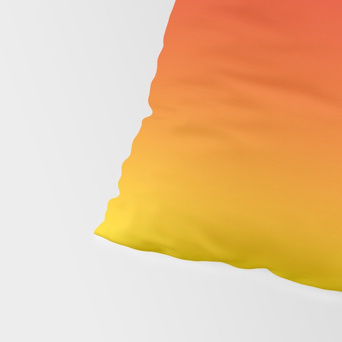 Red Orange and Gold Gradient Pillow Sham Gallery Image 4