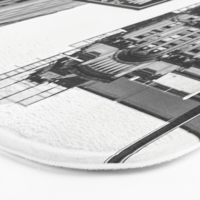 Wall street bw Bath Mat Gallery Image 3