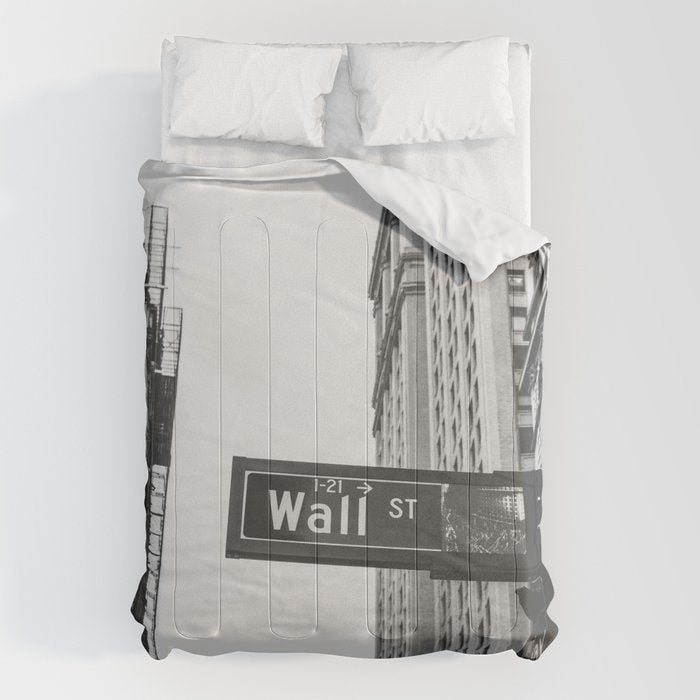 Wall street bw Comforter Gallery Image 6