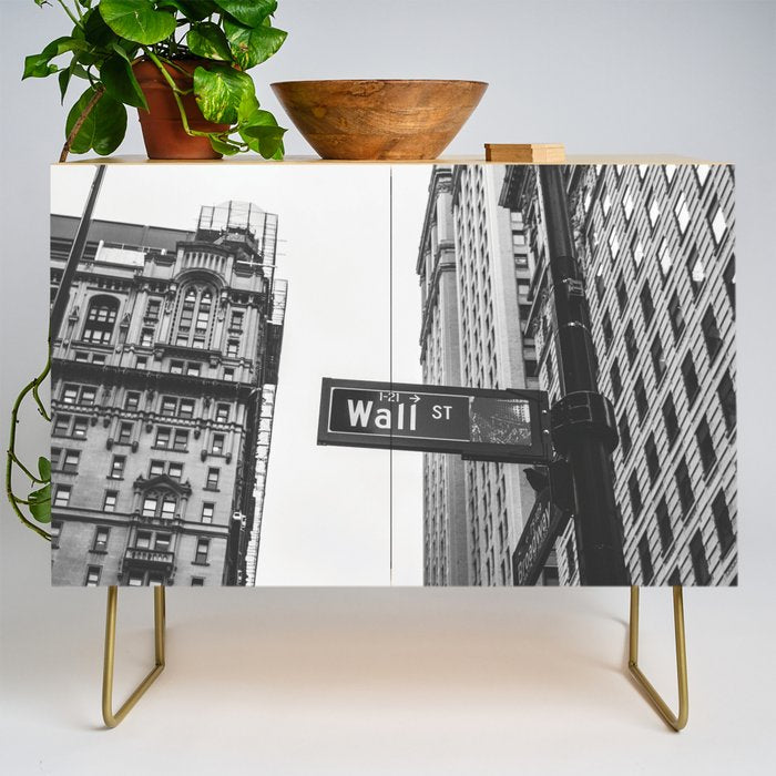 Wall street bw Credenza Gallery Image 1