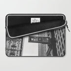 Wall street bw Laptop Sleeve Gallery Image 2